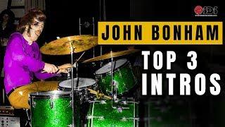 3 John Bonham Drum Intros Every Drummer Should Know | John Bonham Drum Lesson