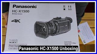 Panasonic HC-X1500 Unboxing