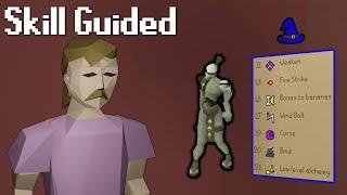 I followed the magic skill guide mid-boss fight - Skill Guided #12