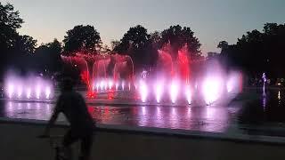 Musical Dancing Fountain in Legnica, Poland