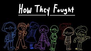 How I think the 7 human souls fought | UNDERTALE (Remade)