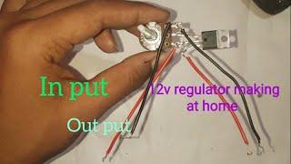 IRFZ44N transistor voltage regulator making at home#video#viral video#diy#exprement#P.G Electronic