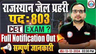 Rajasthan Jail Prahari Vacancy 2025 | Full Notification | Jail Prahari Exam Date, Salary, Syllabus