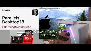 Parallels18 emulated GPU tested on 5Ghz Hackintosh Mac pro