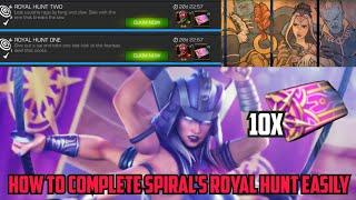 How to do Spiral's Royal Hunt Objectives Easily | Royal Hunt 1 & Royal Hunt 2 | Get 10X Banquet 