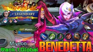 Legendary Benedetta Deadly Offlaner - Top 1 Global Benedetta by Miyeon. - Mobile Legends