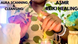 ASMR REIKI HEALING AURA CLEANSING #asmrreikihealing #negativeandpositiveaura #reiki