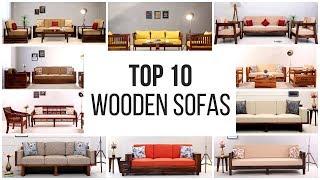 Wooden sofa Set: Top 10 Wooden Sofa Sets Online Upto 55% OFF | Sofa Set Design | Modern Sofa Set
