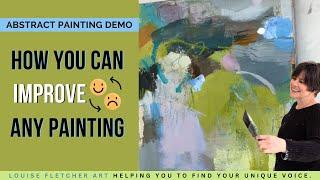 Abstract Painting Demo: How you can improve any painting