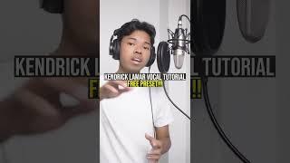 Kendrick Lamar Vocal Mixing Tutorial #flstudio #mixing #mastering #tutorial #kendricklamar