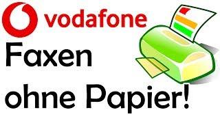Faxen ohne Papier und Faxgerät mit T.38 Printer bei Vodafone