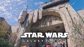 STAR WARS: GALAXY'S EDGE WALKTHROUGH AT DISNEYLAND FOR THE FIRST TIME!