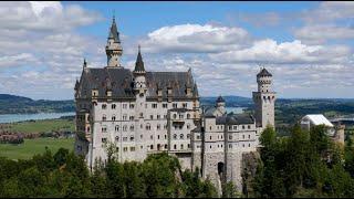 Aerial Views of Neuschwanstein Castle