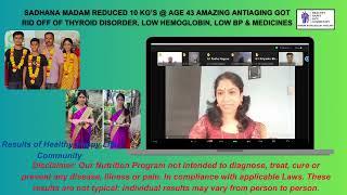 Thyroid Disease Story : Sadhana Mam Reduced 10 Kgs