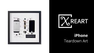 XREART - iPhone Teardown Framed Art