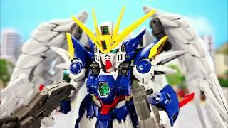 MGSD Wing Gundam Zero EW Stop Motion Build  ウイングガンダムゼロEW