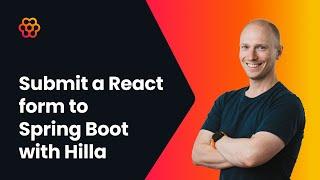 How to create a React form that submits to a Spring Boot backend (with validation)