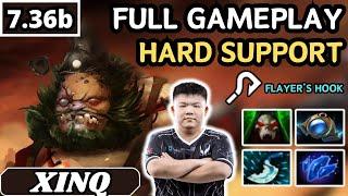 7.36b - Xinq PUDGE Hard Support Gameplay - Dota 2 Full Match Gameplay