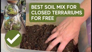 How to Make a Perfect Soil Mix for Closed Terrariums at Home for FREE