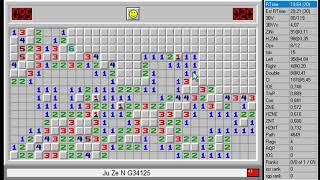 Minesweeper Expert World Record in 27.53 by JZE (Ze-en Ju)