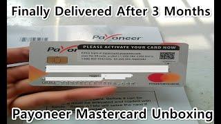 Getting  Payoneer Mastercard For Free | Payoneer Mastercard Unboxing |