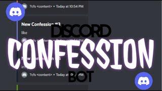 HOW TO MAKE A DISCORD CONFESSION BOT WITHOUT CODING | Discord Bot Tutorial 2022