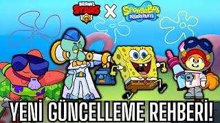 YENİ SÜNGERBOB GÜNCELLEMESİ! ÜCRETSİZ ELMAS VE HERKESE ÜCRETSİZ HEDİYELER! Brawl Stars