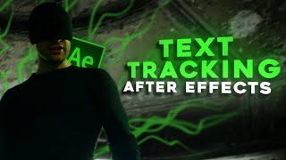 Text Tracking To Face | less than 2 minutes |  After Effects Beginner Guide