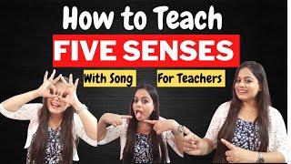 How to teach five sense organs | Teaching five senses with song | Teaching Idea for Five senses