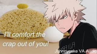 Bakugo comforts you after you faint! [Spa feel, nails/ hair brushing] (Bakugo x anorexic listener)