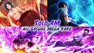 NxB NV : All Sasuke Mega Rare | Solo Attack Mission | Naruto X Boruto Ninja Voltage