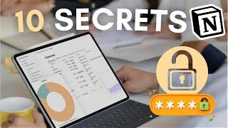 Top 10 Notion SECRETS you need to know  | Master Notion Quickly with Expert Tips & Tricks