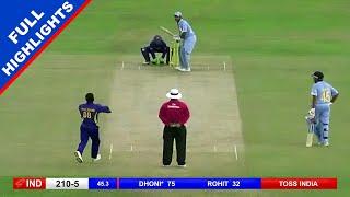 A Thriller match between India & Srilanka where MS Dhoni shown his blasting performance