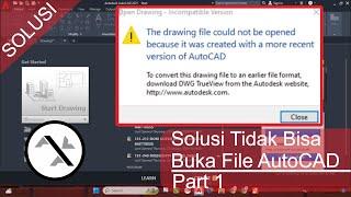 Cara supaya file AutoCAD bisa dibuka di semua versi | AutoCAD solution