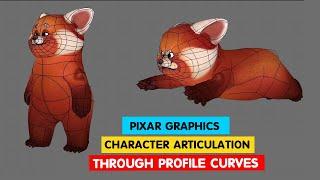 Pixar Graphics | Character Articulation through Profile Curves |#3danimationinternships