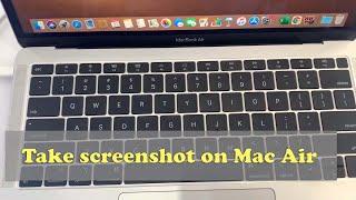 How to take screenshot on MacBook Air laptop