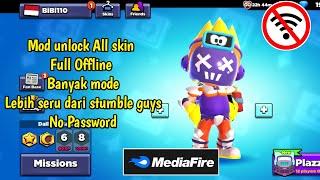 Game OFFLINE Terbaru Seru Mirip Stumble Guys - Mod UNLOCK ALL SKIN -Link MediaFire No Password