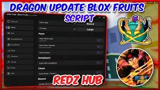 Blox Fruits Script Pastebin Redz Hub New Update | Auto Farm, Dragon Fruit, Mastery & More - No Key