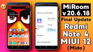 MiRoom v20.6.18 Final Update for Redmi Note 4 (Mido) | Miui 12 Mido Review