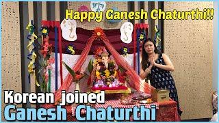 Korean Joined Ganesh Chaturthi in Korea | Ganesha Festival | Sankashti Chaturthi |Vinayaka Chaturthi