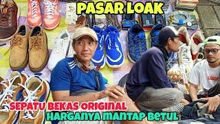 SEPATU BEKAS JAKET BRAND- Harga Nego Cocok Bungkus‼️Pasar Loak Kebayoran Lama