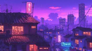 1980s & 90s Lofi Hip Hop Beats  Nostalgic Retro Vibes & Japanese Town Ambience  Lofi Rain Playlist