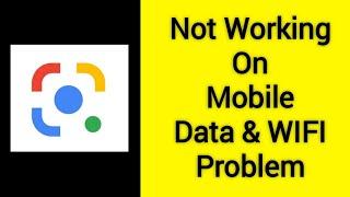 How To Fix Google Lens Not Working On Mobile Data & WIFI Problem | Google Lens Not Working Problem