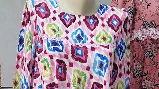 Кокеткали кулёш куйлак бичиб тикамиз Шьём платье кокеткь 48size. Sewing a coquette dress