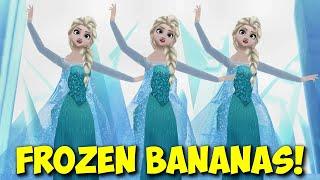 MMD Frozen Banana Song - Elsa, Kristoff, Sven funny animated cartoon meme animation Disney