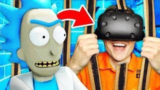 ESCAPING RICK'S SECRET PRISON In Virtual Reality (Rick and Morty: Virtual Rick-Ality Gameplay)