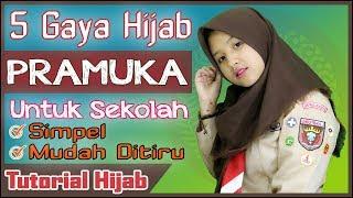 5 Gaya Hijab Pramuka Dengan Hijab Saudia Untuk Sekolah dan Kegiatan Pramuka #MFI Hijab