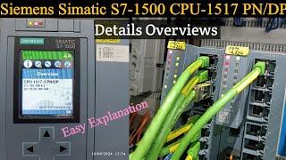 Siemens Simatic S7-1500. CPU 1517, S7-1500 Controller Overviews. PLC S7-1500 Display. PLC S7-1500.