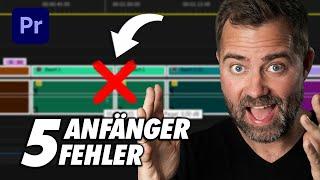 Vermeide diese Fehler in PREMIERE PRO