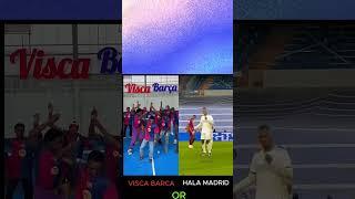 VISCA Barça v HAla Madrid #football #realmadrid #barcelona #halamadrid #viscabarca #trending #laliga